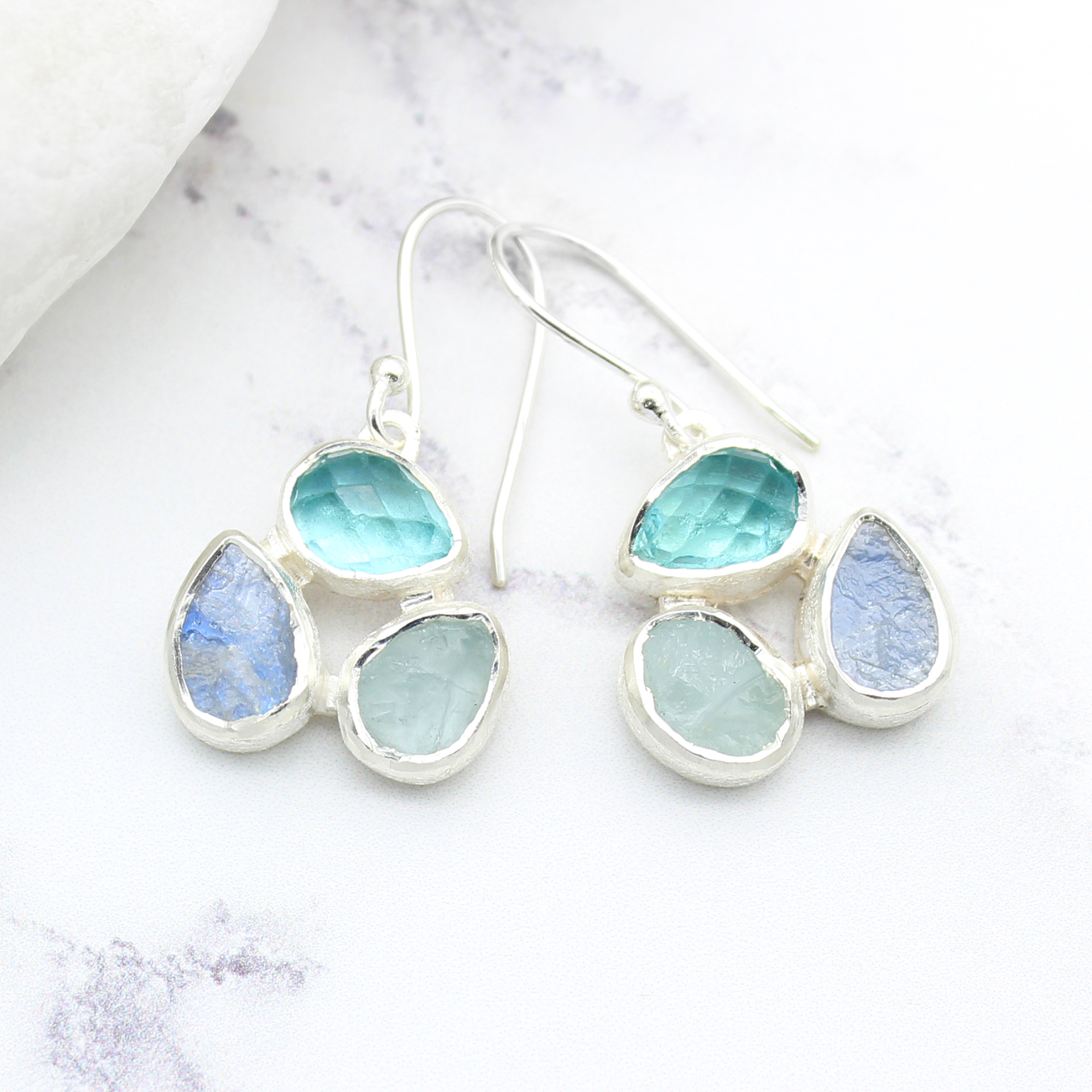 aquamarine-apatite-moonstone-gemstone-petal-silver-earrings-ea043